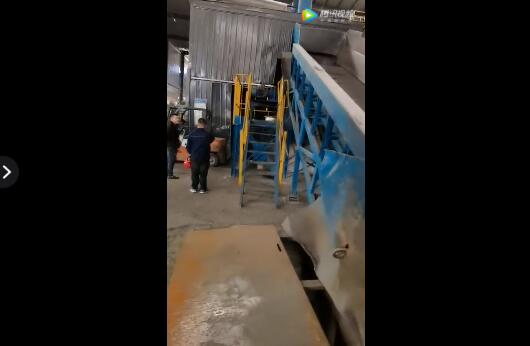 广州客户铝型材铝合金破碎分选生产线现场视频
